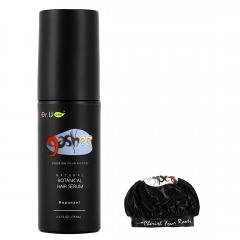 2715R7 | GASHEE Botanical Hair Serum - Rapunzel w\/ \u201cCherish Your Roots\u201d Bonnet