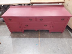 MAROON 3 DRAWER 2 DOOR SIDEBOARD