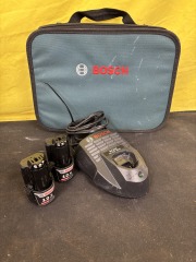 Bosch 12v Li-Ion Batteries and Charger