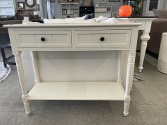White Entry Table