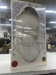 Vintage 80's Victorian Style Preserved Wedding Gown