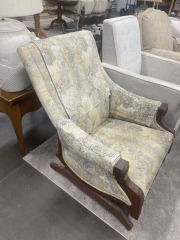 Antique Eastlake Platform Rocking Chair