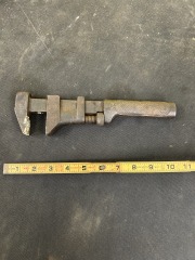 Antique 10 in Pexto Adjustable Wrench