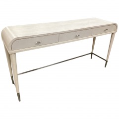 Hooker Furniture Off White 3 Drawer Console Table