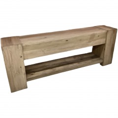 Large Wooden 2Teir Console Table