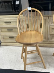Oak Swivel Stool