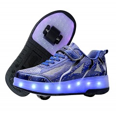 2113Y2 | Roller Shoes Sneakers USB Rechargeable - Double Wheel | C\/1.5