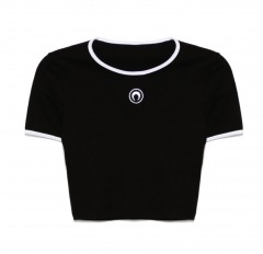 2074P2 | MARINE SERRRE Moon Logo Jersey Cropped | Large