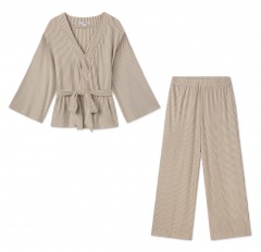 2072P2 | LAKE DreamModal Kimono Pajama Set | Large