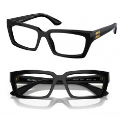2047R2 | MIU MIU MUO4XV 1AB101 Eyeglasses | 52-17-140