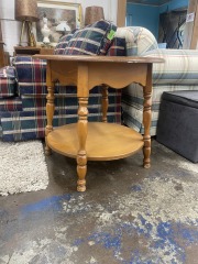 Super Solid Spindle Side Table