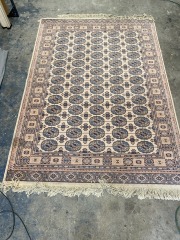 Cool navy blue white 9x6ft Rug