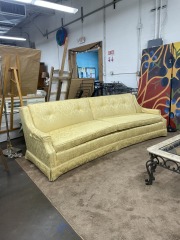 Vintage Banana Boat Damask Pattern Couch