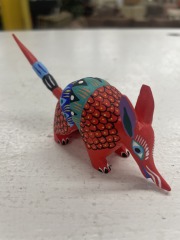 Red Alebrije Armadillo