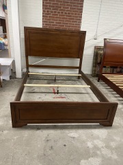 Minimalist Wood Queen Bed Frame