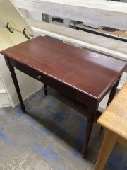 Cherry Finish Slim Desk