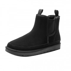 2429R6 | BRUNO MARC FuzzyGo Rugged Suede Leather Men's Winter Snow Boots