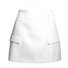 2077P2 | DISSH Brooklyn White Skort | W\/12