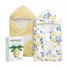 2750O5 | MOMCOZY Hooded Baby Towel for Newborn 2-Pack | 28\