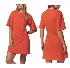 2767R12 | DAILY PRACTICE Field Day Short-Sleeve T-Shirt Dress | Medium