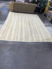 Striped Flat Weave Rug (105x143)