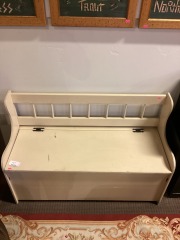 Wood Storage Bench