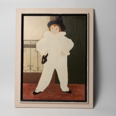 Homage painting to Picasso's \