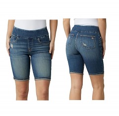 2780P8 | ROCK&REPUBLIC Denim Rx Fever Bermuda Pull-On Shorts | 12