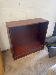 Cherry FInish Small Wood Bookshelf