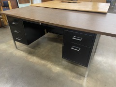 Laminate and Metal Desk
