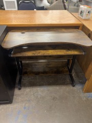 Adjustable Height Wood Look Desk