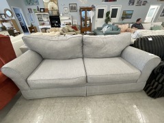 Grey Tweed two seat Sofa