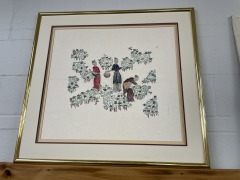 Ladies in the Garden Original Art