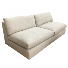 Arhaus Furniture Light Tan Armless Sofa