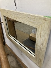 Mother of Pearl Mosiac Tile Mirror