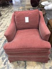 Shrimp colored Arm chair