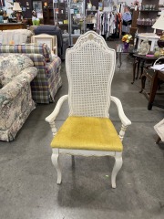 Wicker\/Yellow Chair