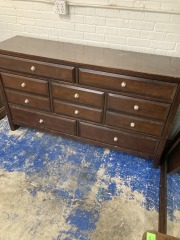 Espresso Finish Modern Dresser