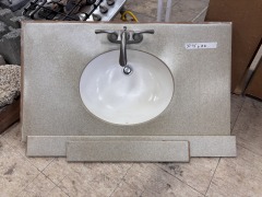 Sink countertop 37 1\/2 x 22