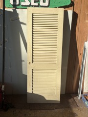 29 5\/16 x 80 White Sliding Closet Door