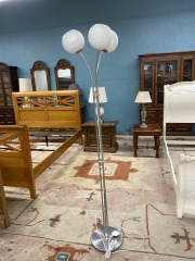 IKEA Minut Glass Orb Floor Lamp