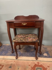 Baby Doll Vanity with Floral Seat