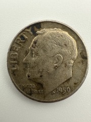 1959-D United States 10 Cents (Roosevelt Dime) \u2013 Silver Issue
