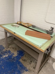 Drafting Table with Drafting Equipment