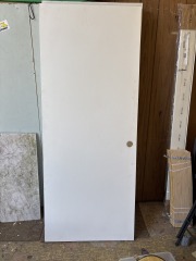 31 13\/16 x 79 1\/2 White Hollow Door