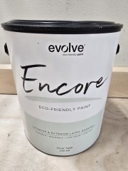 Encore Eggshell Int\/Ext Paint 1 Gallon - Silver Sage