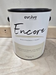 Encore Eggshell Int\/Ext Paint 1 Gallon - Mushroom Top