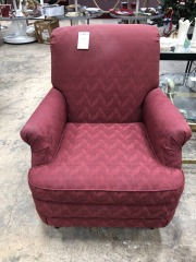 Flexsteel Red Armchair