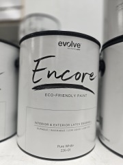 Encore Eggshell Int\/Ext Paint 1 Gallon - Pure White