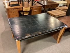 Black Wood Table